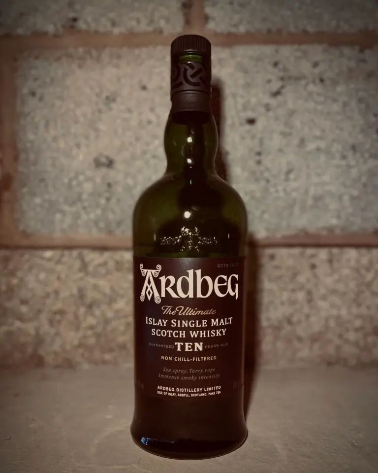 A Bottle of Ardbeg 10 Year Old