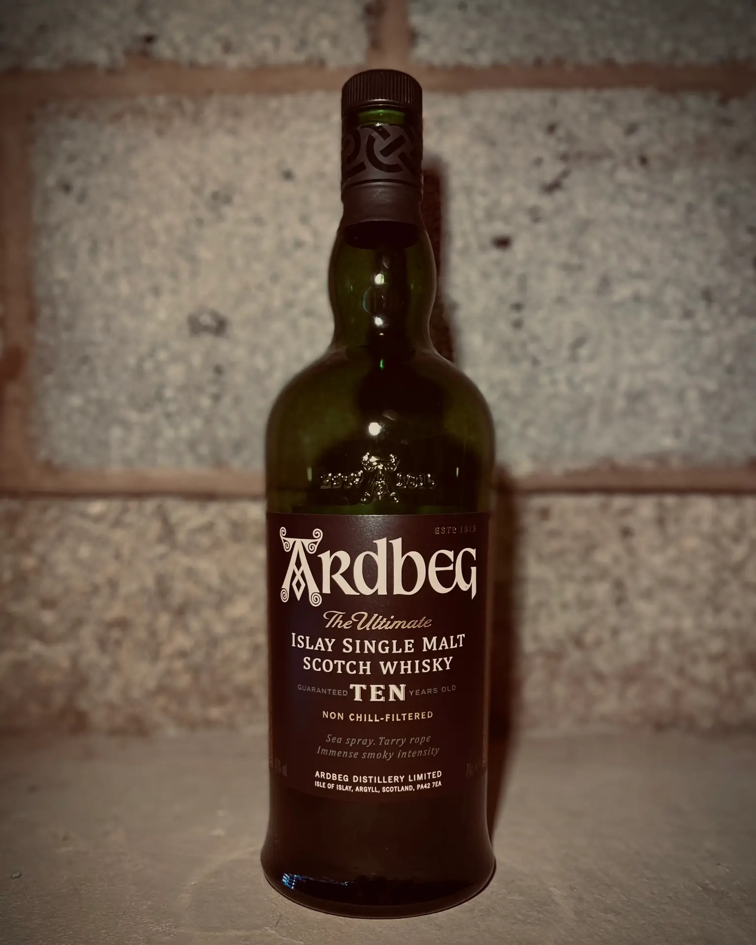 A Bottle of Ardbeg 10 Year Old